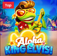 Spilleautomaten Aloha King Elvis i lobbyen