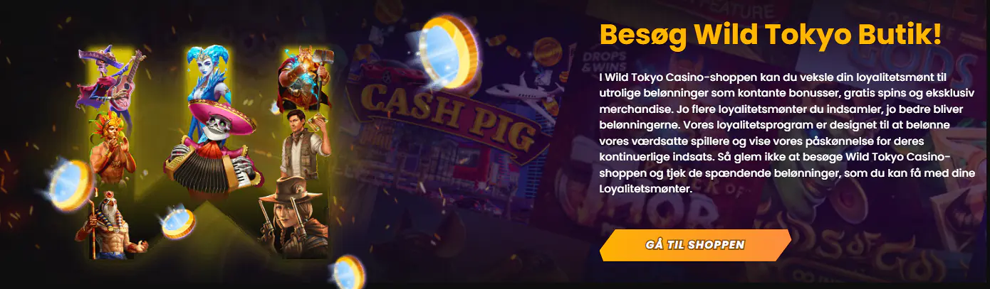 Møntbutikken med free spins-pakker